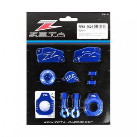 Entretoises de roue avant Zeta bleues Yamaha YZ/YZ-F - pièces